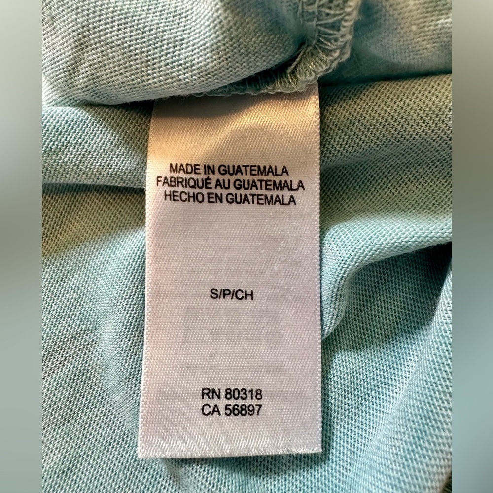 Lucky Brand
Short Sleeve Button Notch Neck Venice Burnout T-Shirt Mens Size S/P - Picture 10 of 10